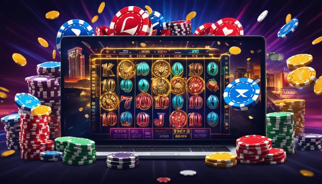 Gà chọi đang thi đấu trên sàn đấu trực tuyến